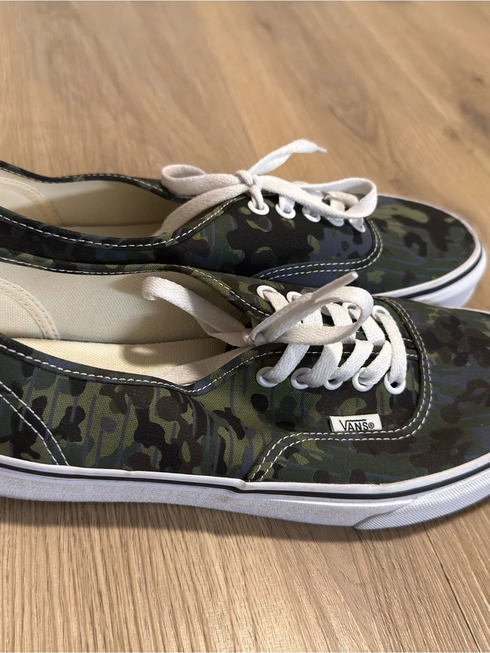 Vans Authentic Camo Canvas Sneakers